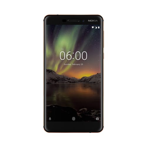 Nokia 6.1 (2018) 32GB Zwart/Koper